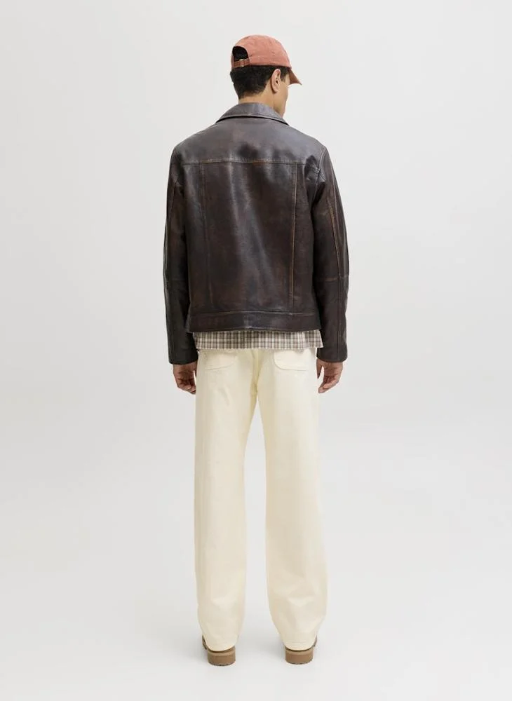 جاك اند جونز بنطلون رسام واسع بـ  جيوب